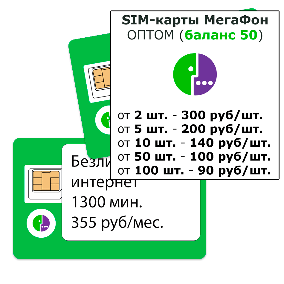 СИМ-карта МегаФон 